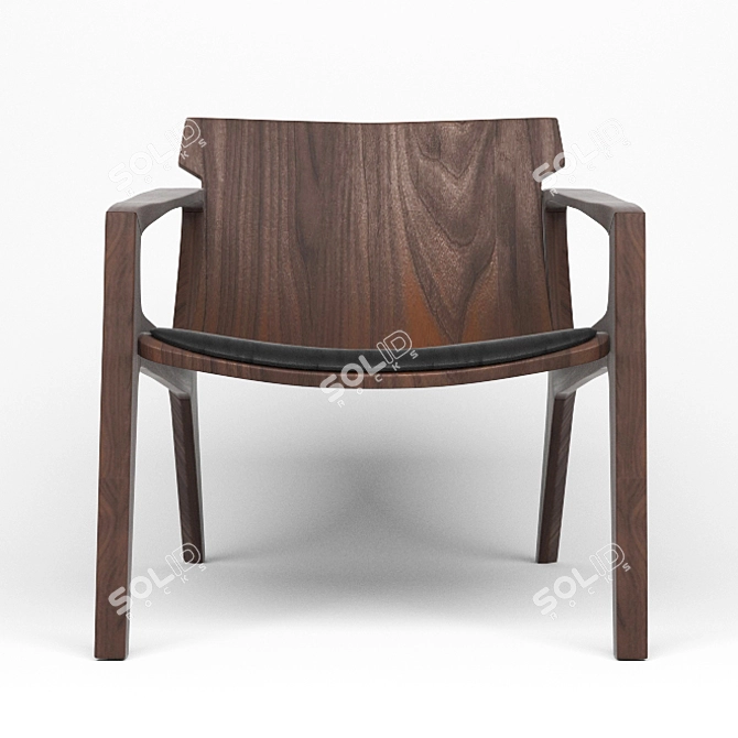 Elegant Linna Chair: A Stunning Masterpiece 3D model image 1