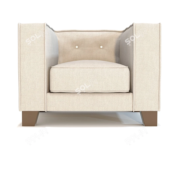 Title: Elegant Igor Armchair for Opera 3D model image 2