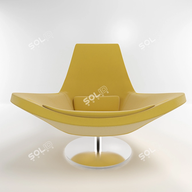Cozy Comfort Chair - B&B 3D model image 1
