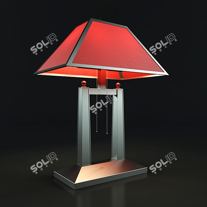 Bunker Chronicles Table Lamp 3D model image 1