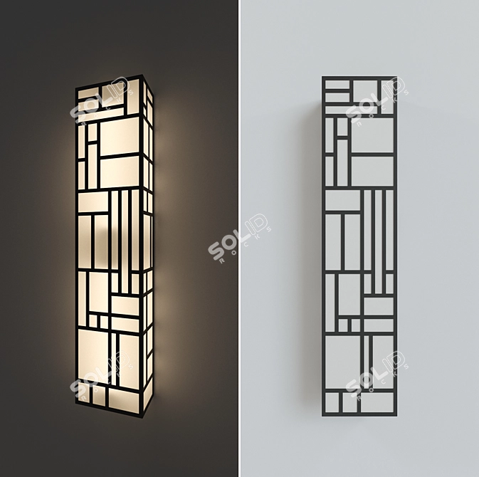 Cosmo Skyscraper Wall Lamp 3D model image 1