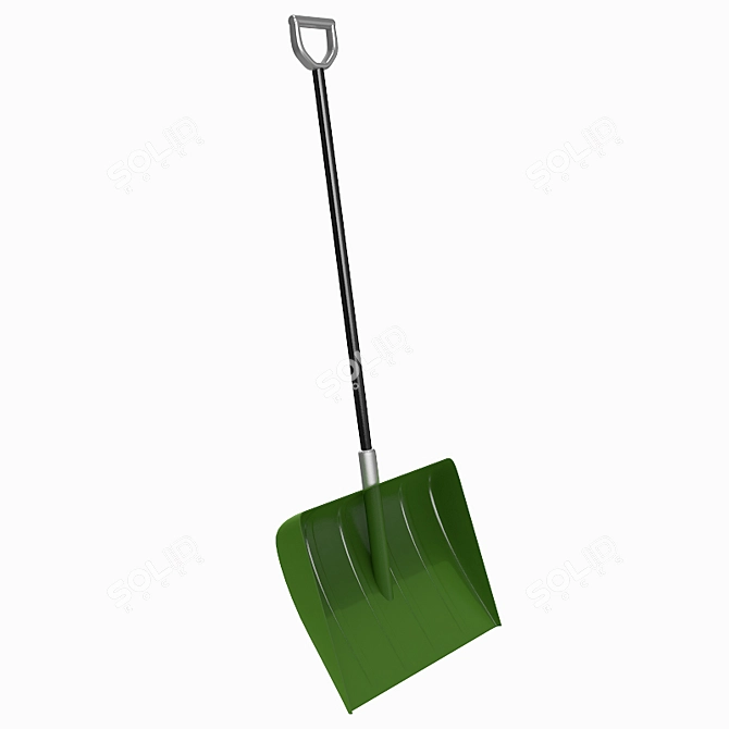 All-Weather Snow Shovel 3D model image 1