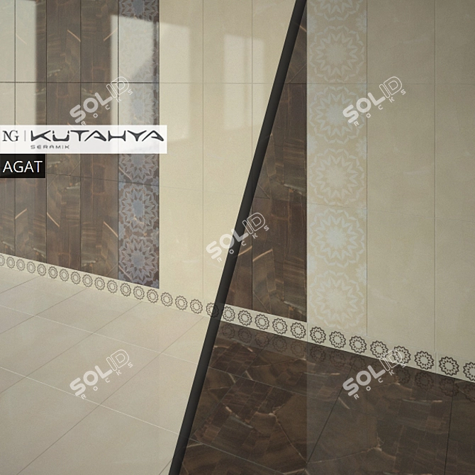 AGAT Ceramic Wall and Floor Tiles 3D model image 1