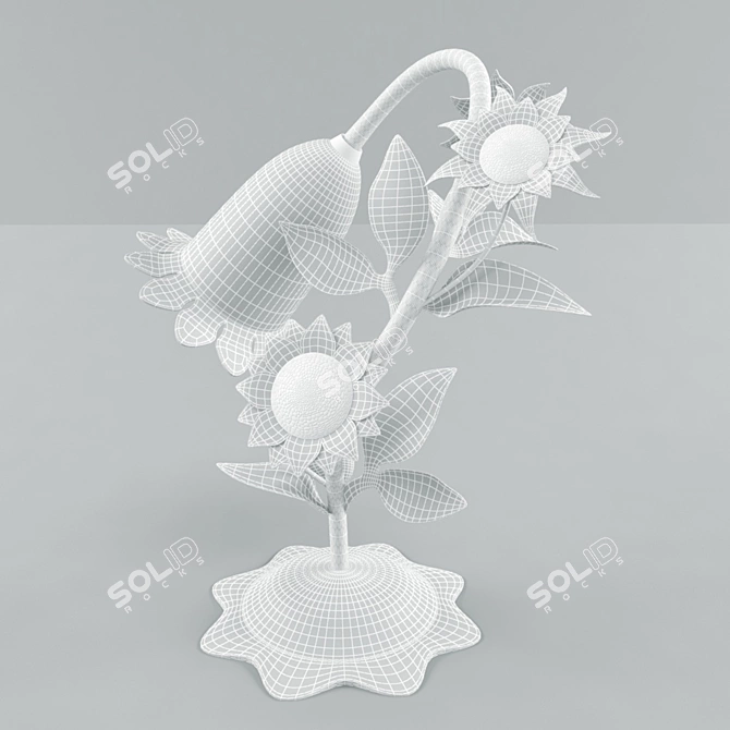 Odeon Light Sunflower Table Lamp 3D model image 2