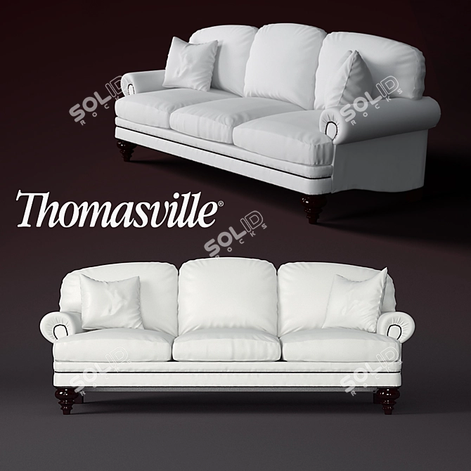 Thomasville Elite Modern Sofa 3D model image 1