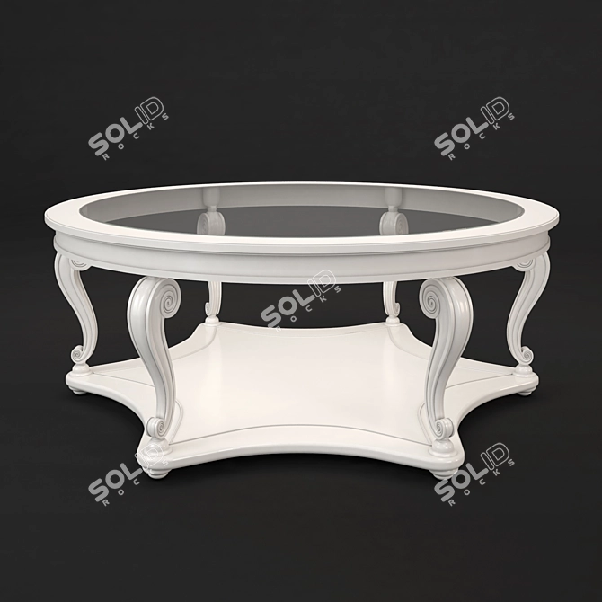 Italian Design Salda Coffee Table 3D model image 1