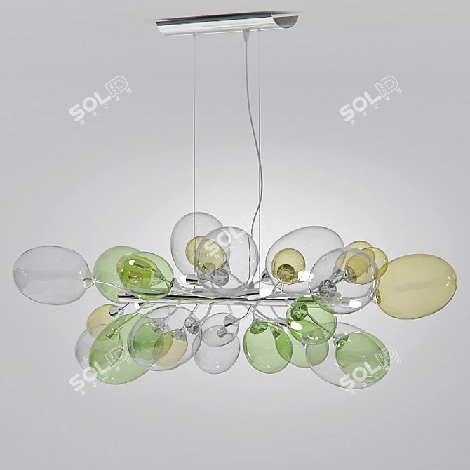 Ethereal Cloud Shaped Lighting 3D model image 1