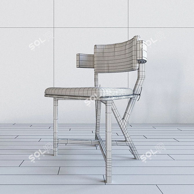 Versatile Plywood Chair | Exceptional Interiors 3D model image 2