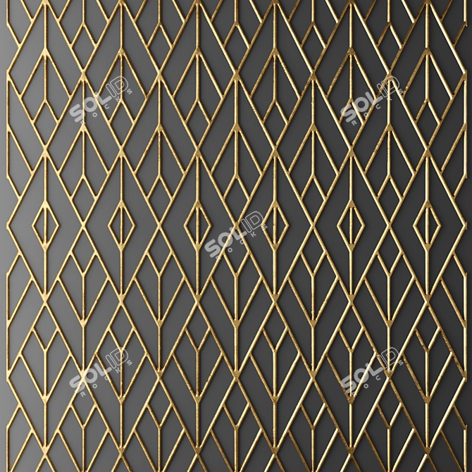 Wall Art Panel. 3D Dimension 3D model image 1