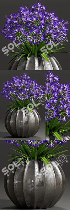 Elegant Floral Decor - MAX 2015/FBX 3D model image 1