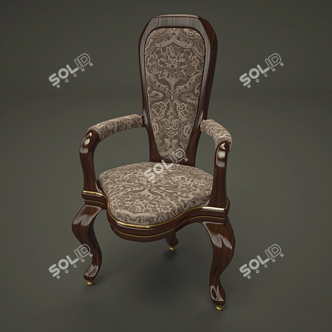 Sleek Comfort: Modern Chair 3D model image 1