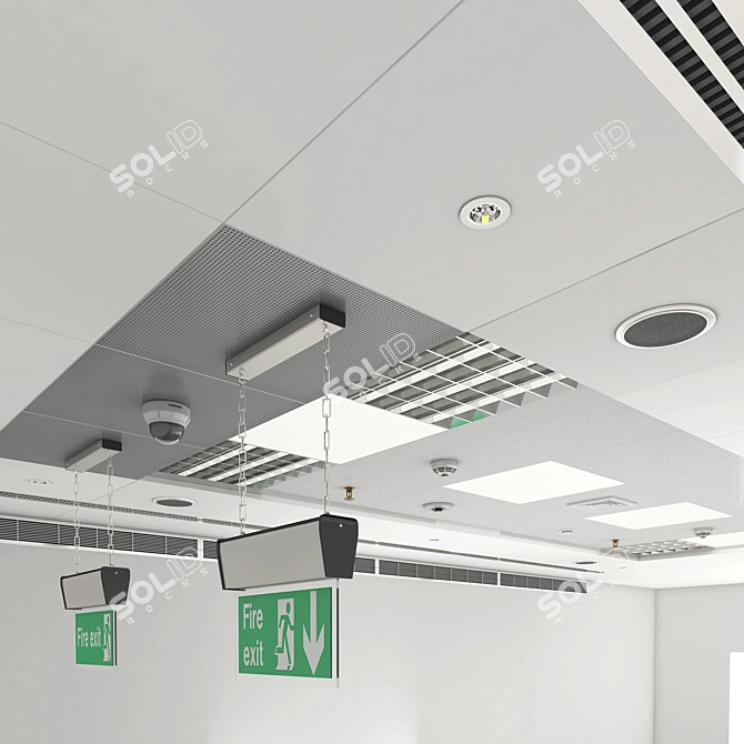 Versatile Ceiling Accessories 3D model image 1