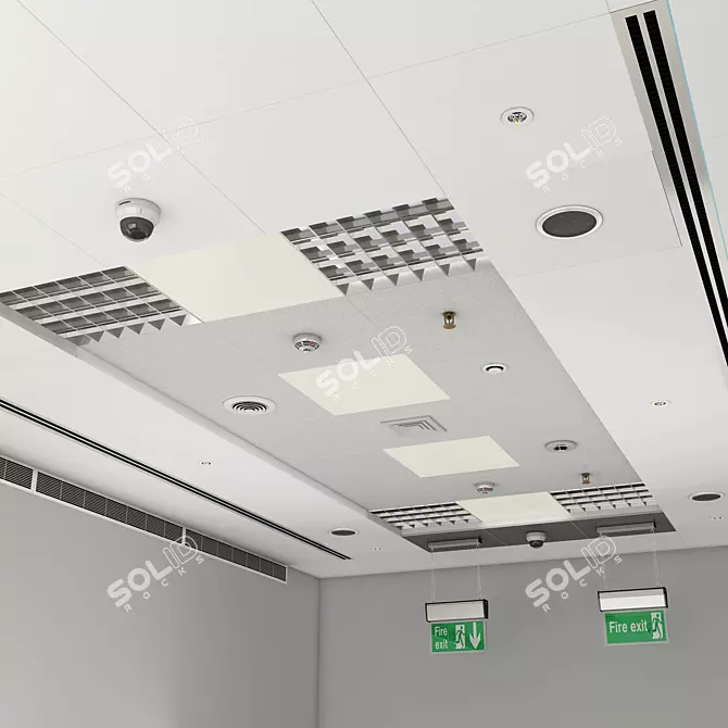 Versatile Ceiling Accessories 3D model image 2