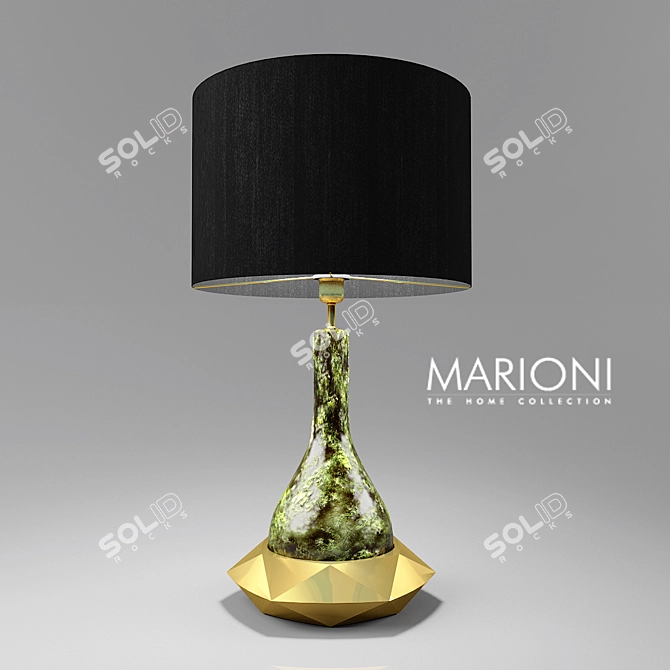 Graham Table Lamp by Marioni 3D model image 1