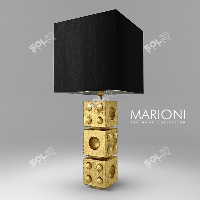 Elegant Adam Table Lamp 3D model image 1