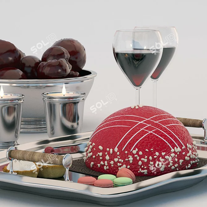 Sweet Delights Table Decor Set 3D model image 2