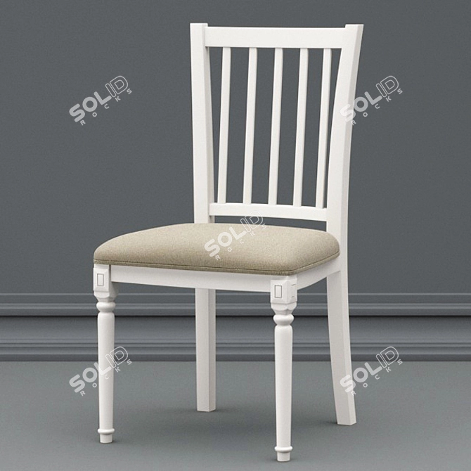 Actona Kalmar Dining Set: Table & Chairs 3D model image 2