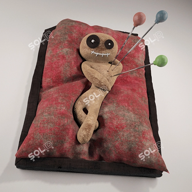 "High Quality Voodoo Doll for Contest 3D model image 1