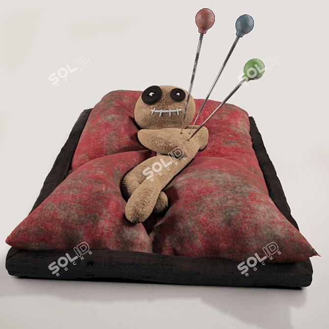 "High Quality Voodoo Doll for Contest 3D model image 3