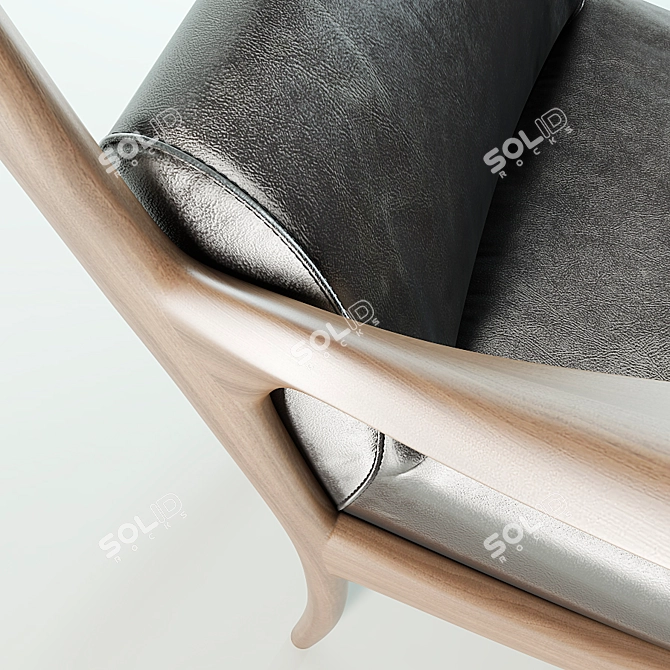 Space-inspired Chair: Star Trek by Ceccotti 3D model image 2