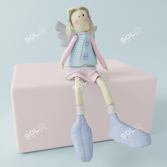 Nura the Adorable Rag Doll 3D model image 1
