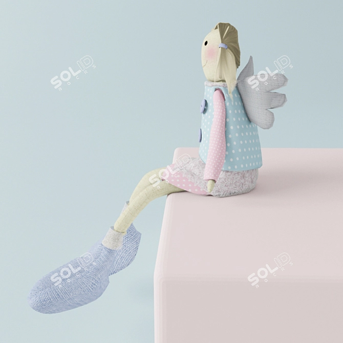 Nura the Adorable Rag Doll 3D model image 2