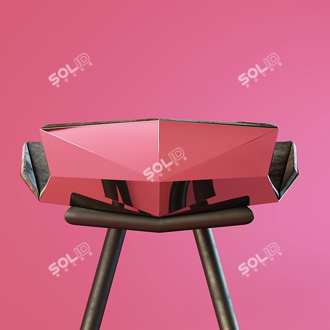 Versatile Z-Chair: Simple Yet Elegant 3D model image 2