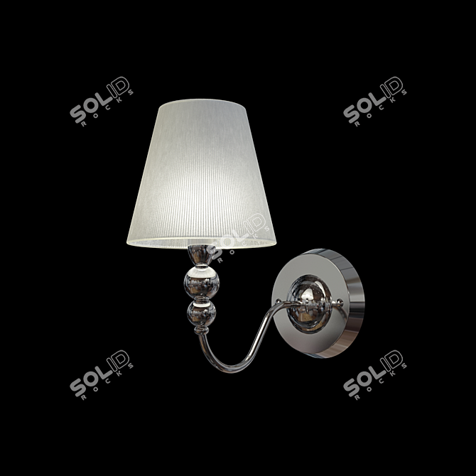 Elegant Federico Wall Sconce 3D model image 1