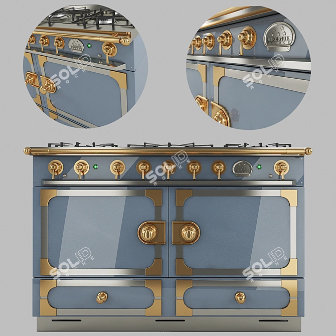  La Cornue Oven: Perfect for Your Kitchen 3D model image 1