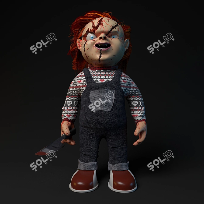 Chucky: The Sinister Doll 3D model image 1