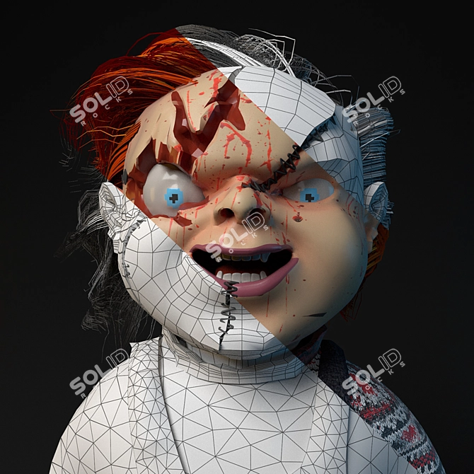 Chucky: The Sinister Doll 3D model image 3