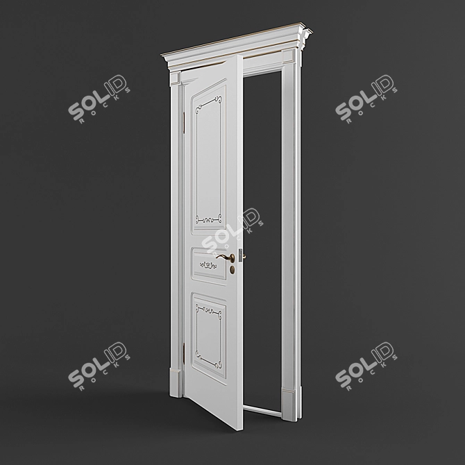 Elegant Baroque Design, K-74GF 3D model image 2