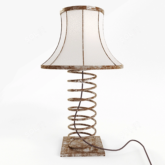 Industrial Loft Lamp 3D model image 2