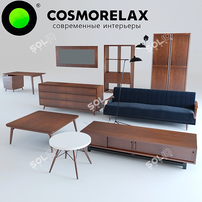 Stylish Furniture Collection: Sosmorelax 3D model image 1