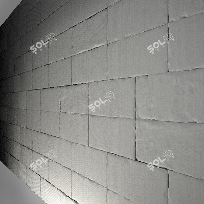 Elegant Salt Bricks for Saunas 3D model image 2