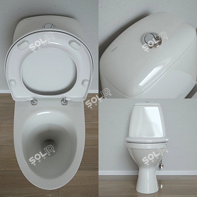 KOLO "SOLO" Compact WC 3D model image 3