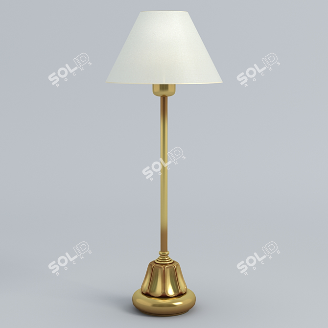 Bejorama Cibeles 2142: Timelessly Chic Brass Lamp 3D model image 1