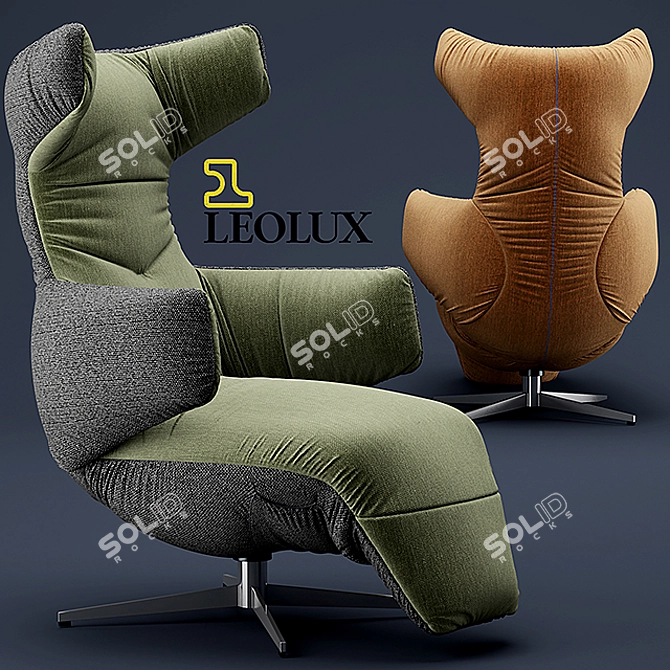 Luxurious Leolux SAPHIRA Armchair 3D model image 1