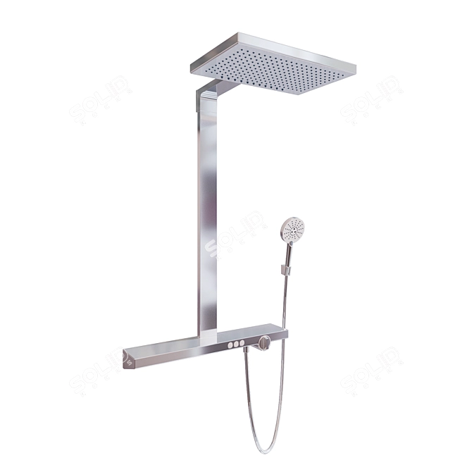 Hansgrohe Rainmaker Select 460: Ultimate Shower Delight 3D model image 1