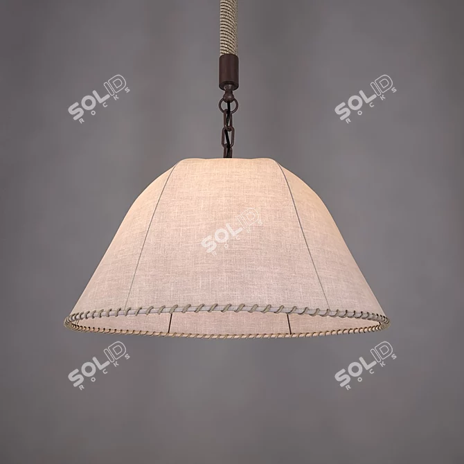 Elegant Vintage Chandelier 3D model image 1