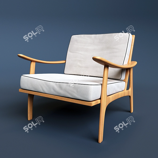 Architectural Visualization Armchair 3D model image 1
