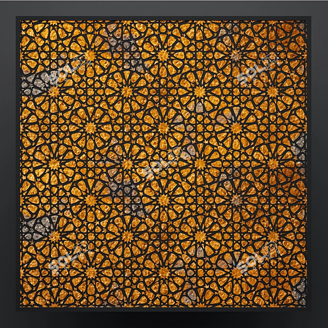 3D Wall Panel Decor 3D model image 1