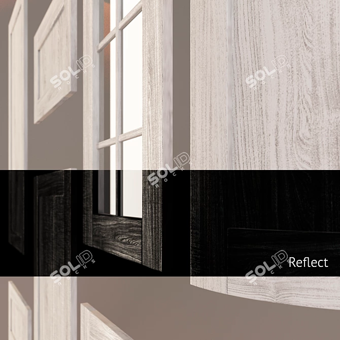 Alba: Exquisite Wooden Facades 3D model image 3