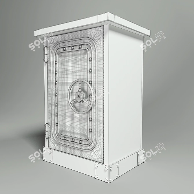 Secure Storage Chest by KARE 3D model image 3