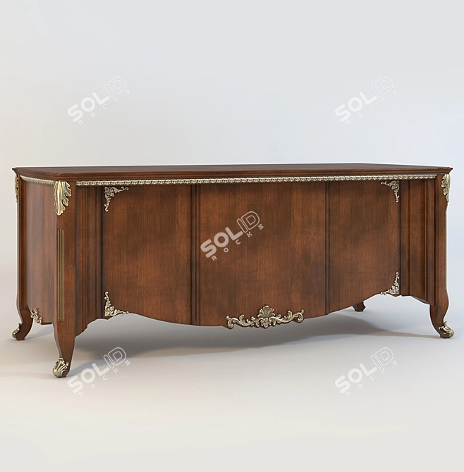 Mekran Palais Royal Desk 3D model image 1