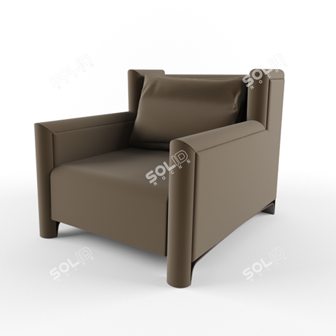 Elegant Promemoria Chair 3D model image 1