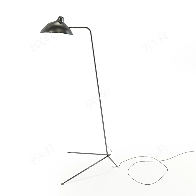 Modern Floor Lamp with Elegant Design 3D model image 2