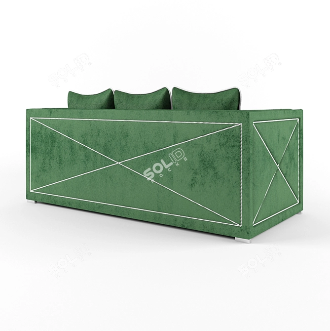 Homemotions Incognito Sofa with Pillows 3D model image 3
