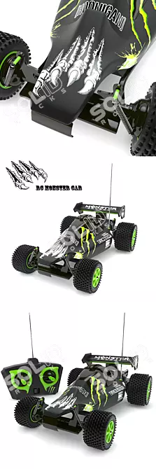 Beast RC Monster Car 3D model image 1