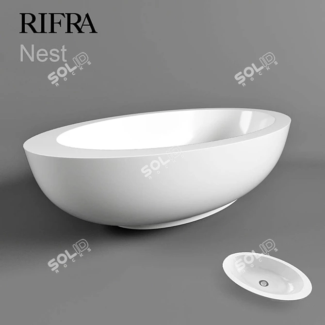 Rifra Nest: Comfort & Style 3D model image 1